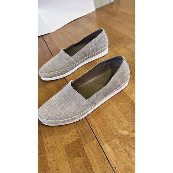 DONALD J. PLINER PALMS WOMENS TAUPE SUEDE ESPADRILLE LOAFERS SHOES SZ 8.5 - Picture 8 of 11